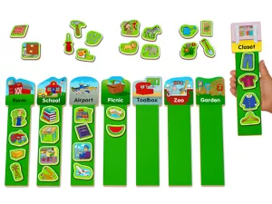 Magnetic Category Sorting Rods