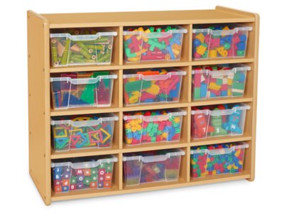 Clear-View Bins - Set of 10 at Lakeshore Learning