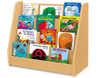 Classic Birch Space-Saver Mobile Book Organizer at Lakeshore Learning