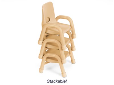 Heavy-Duty Stacking Chair - 13 1/2
