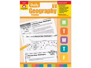 Daily Geography Practice Workbook&nbsp;- Gr.&nbsp;5