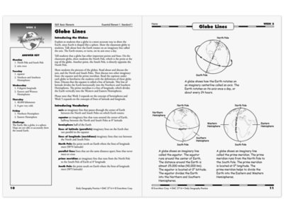 Daily Geography Practice Workbook - Gr. 5 at Lakeshore Learning