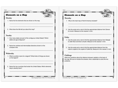 Daily Geography Practice Workbook&nbsp;- Gr.&nbsp;6