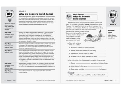 Daily Science Reproducible Activities Workbook&nbsp;- Gr.&nbsp;4