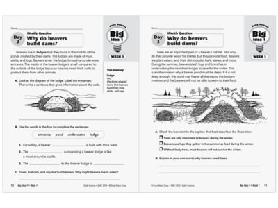 Daily Science Reproducible Activities Workbook&nbsp;- Gr.&nbsp;4