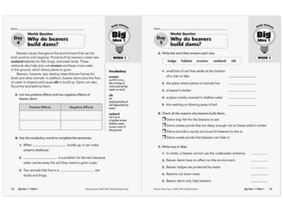 Daily Science Reproducible Activities Workbook&nbsp;- Gr.&nbsp;4