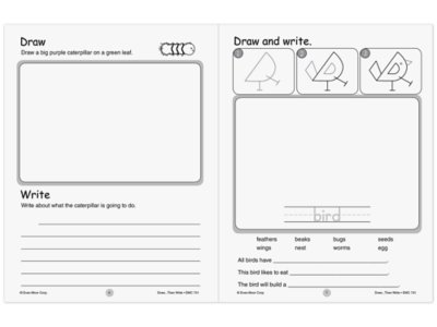 Draw…Then Write Workbook at Lakeshore Learning