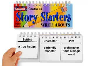 Let’s Get Writing! Story Starters Flip Book&nbsp;- <span style="white-space: nowrap;">Gr.&nbsp;1-3</span>