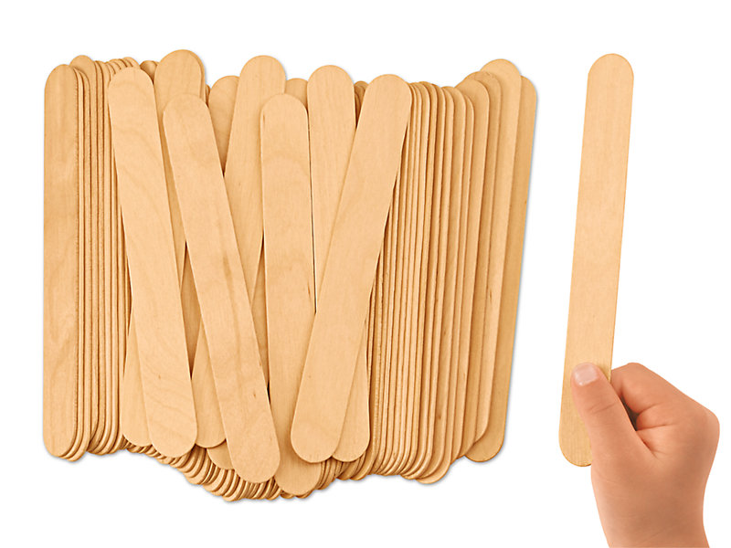 Teacher Created Resources STEM Basics Jumbo Wood Craft Sticks 6 x