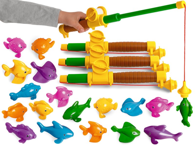 Fishing Toys Set for Toddlers, Magnetic Fishing Set with Rods, Nets, B ·  Art Creativity