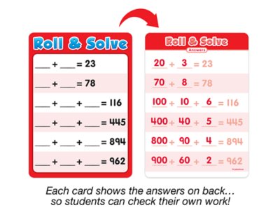 Roll & Solve Place Value Game at Lakeshore Learning