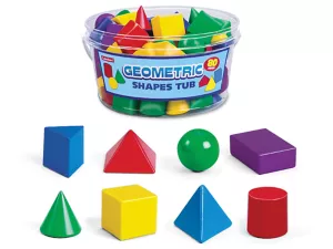 <span style="white-space: nowrap;">3-D</span> Geometric Shapes Tub