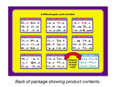 Roll&nbsp;& Read Short Vowel Game