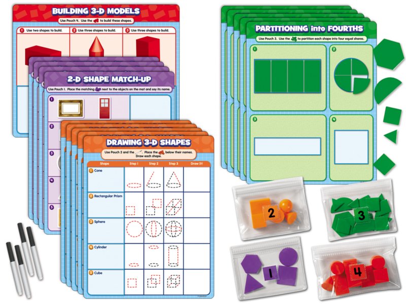 Teaching Geometry Activity Center at Lakeshore Learning