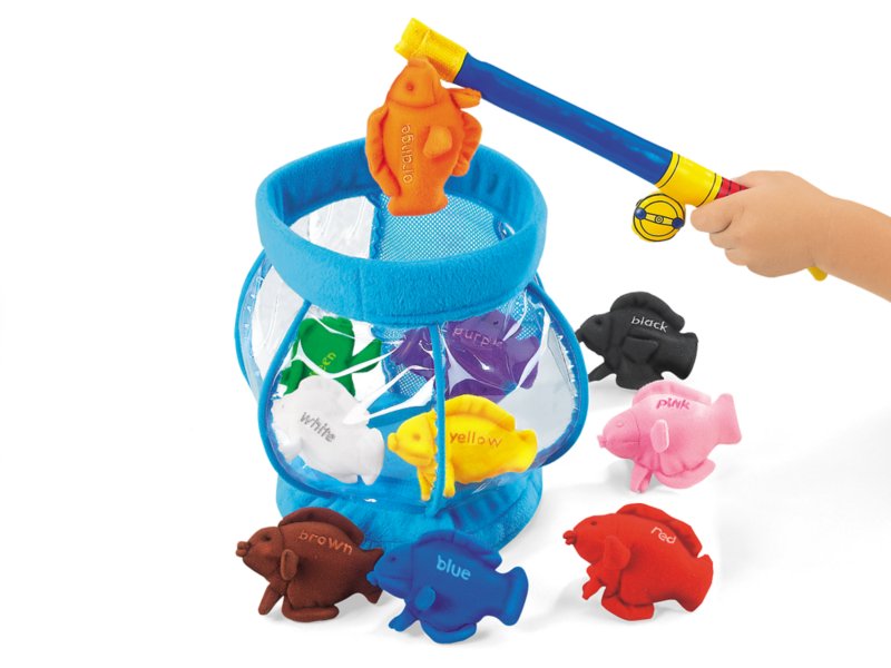 HEVIRGO Fish Toys Reusable Hand-Eye Coordination Plastic Boys and Girls  Magnet Pole Fishing Toys Beach Supplies 