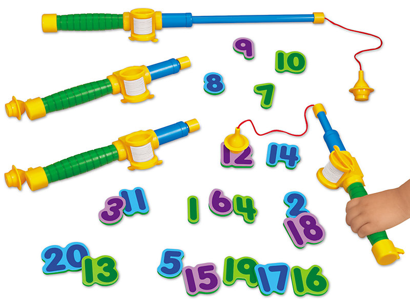 Magnetic Numbers Fishing Set