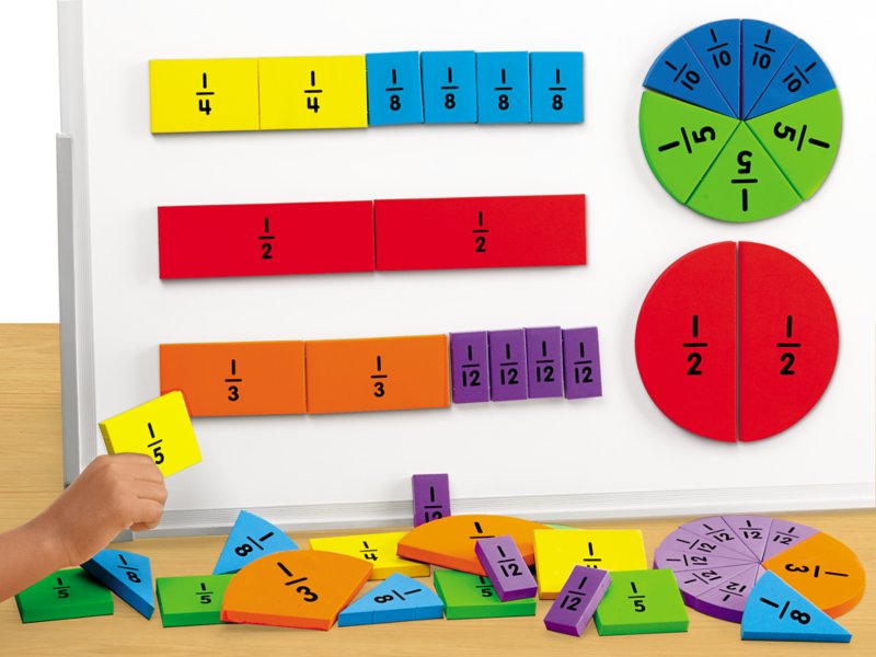 Giant Fraction Circles & Bars at Lakeshore Learning