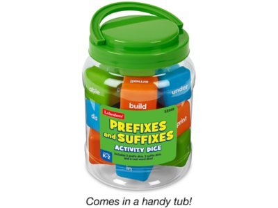 Prefixes & Suffixes Giant Activity Dice