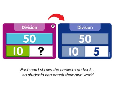 Visualize It! Part-Whole Multiplication and Division Cards