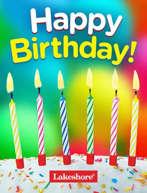 Happy Birthday! Candles E-Gift Card