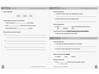 Daily Language Review Workbook&nbsp;- Gr.&nbsp;2