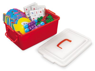 Easy-Lock Storage Caddy - Red