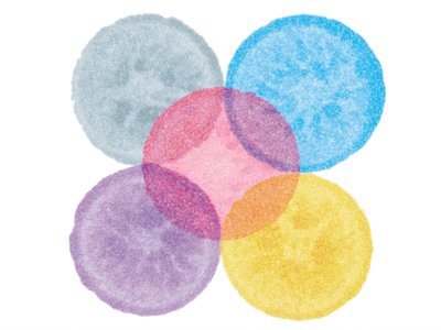 Shimmering Dot Art Painters&nbsp;- Set&nbsp;of&nbsp;5