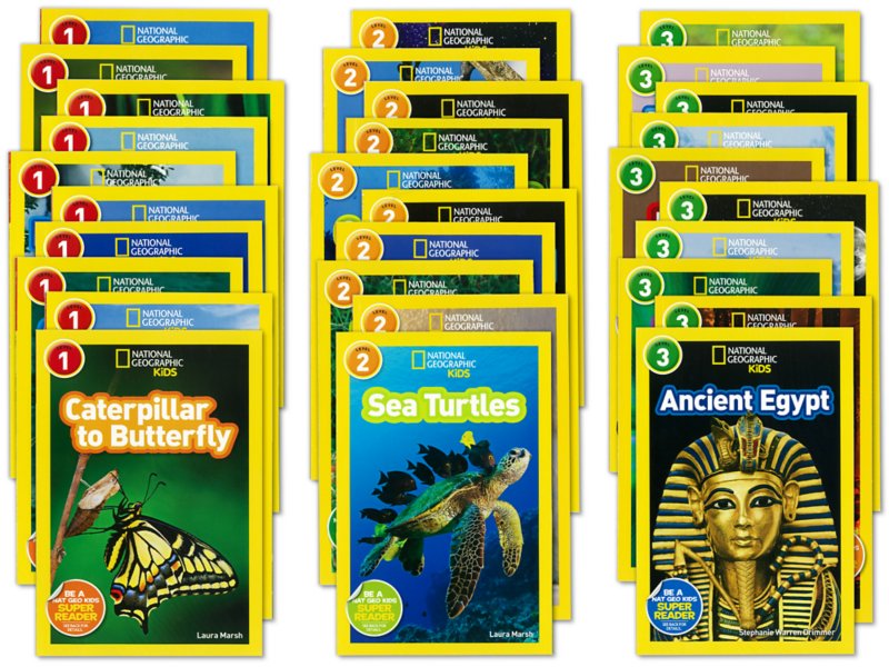 National Geographic Kids Readers Level 1 Set 1 - 10-Book Set