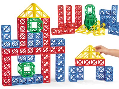 3-D Magnetic Builders - Starter Set at Lakeshore Learning