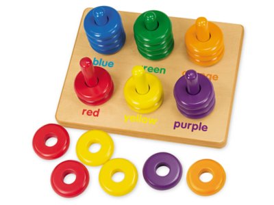 Color Rings Sorting Board at Lakeshore Learning