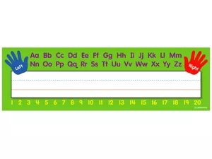 Lakeshore Alphabet Reference Nameplates&nbsp;- Pre <span style="white-space: nowrap;">K-K</span>