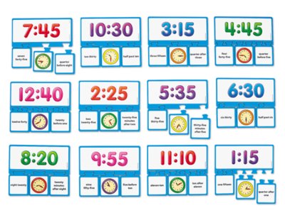 Telling Time Power Pen!® Quiz Cards  Learning cards, Teacher created  resources, Lakeshore learning