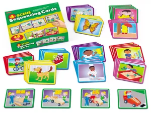 <span style="white-space: nowrap;">4-Scene</span> Sequencing Cards