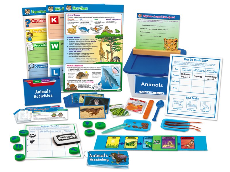 Animals Activity Tub - Gr. 1-3 at Lakeshore Learning