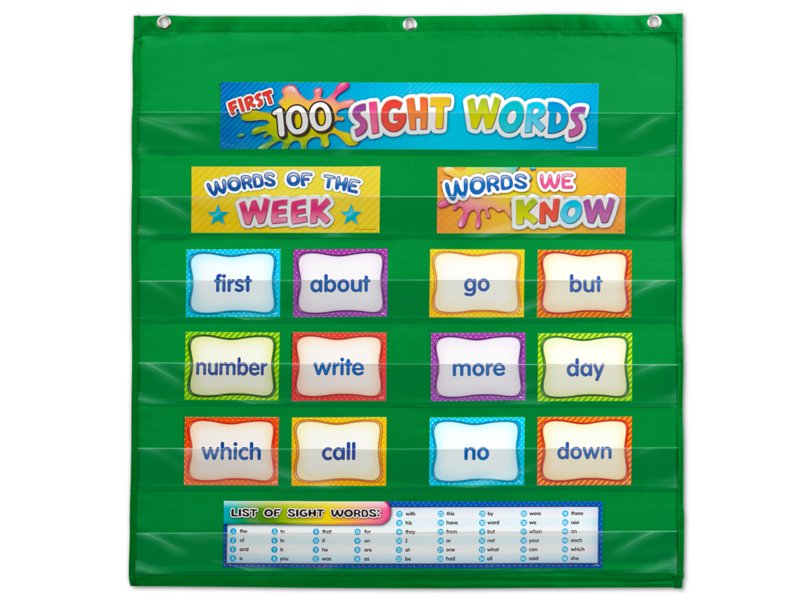 Sight-Words Pocket Chart Cards at Lakeshore Learning