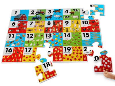 Number Photo Floor Puzzle at Lakeshore Learning