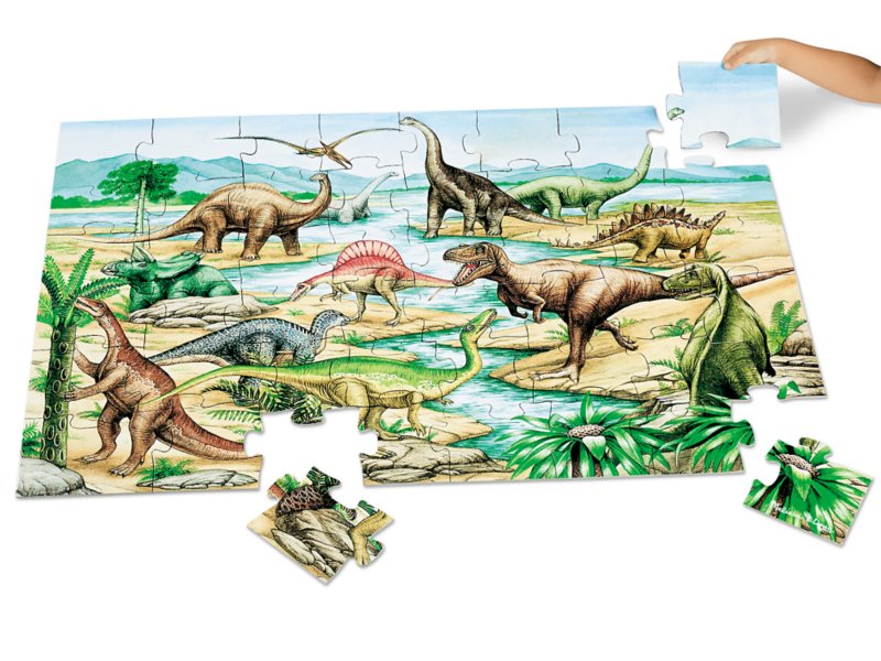 2 Puzzles - Dinosaures