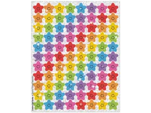 Colorful Star Smiles Mini Stickers
