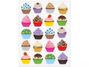 Cupcake Stickers