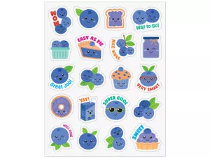 Blueberry-Scented Stickers