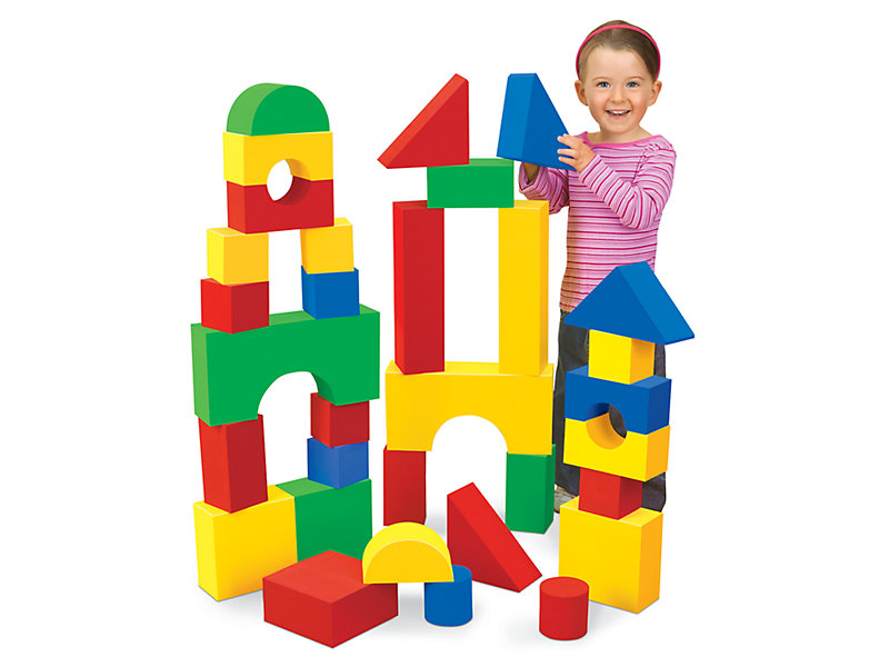 24 Pcs Building Brick Stackable Crayon With Stamp Topper 