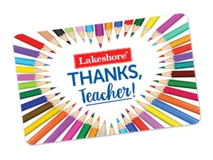 Thanks, Teacher! Gift Card