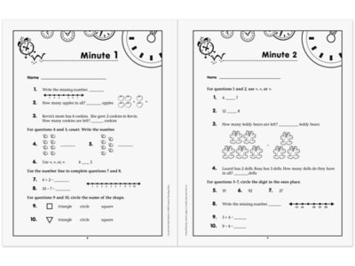 Math Minutes Workbook&nbsp;- Gr.&nbsp;2