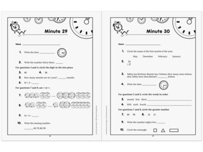 Math Minutes Workbook&nbsp;- Gr.&nbsp;2