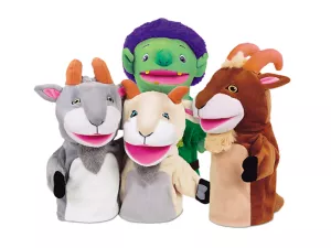 The Three Billy Goats Gruff Storytelling Puppet Set