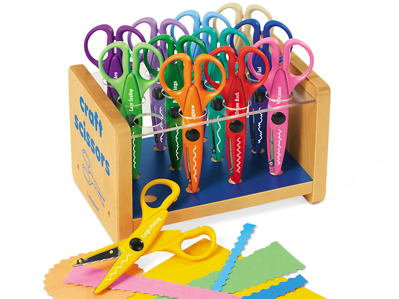 Crinkle-Cut Craft Scissors Center at Lakeshore Learning