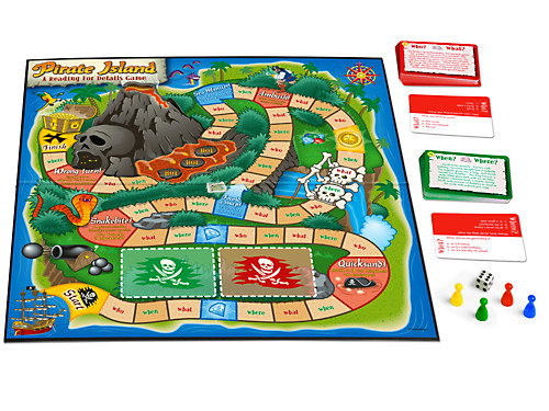 Pirate Island: Reading for Details Game at Learning