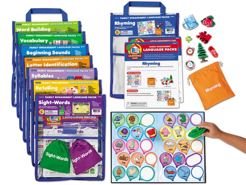 Family Engagement Language Packs - Preschool-Kindergarten - Complete ...