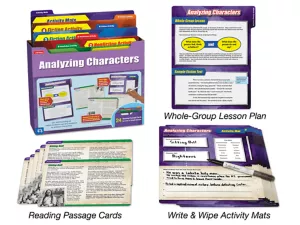 Analyzing Characters Finding Evidence Kit&nbsp;- Gr.&nbsp;<span style="white-space: nowrap;">4-5</span>
