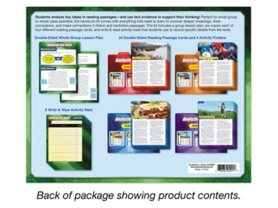 Analyzing Key Ideas Finding Evidence Kit&nbsp;- Gr.&nbsp;<span style="white-space: nowrap;">4-5</span>